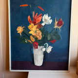 The Bouquet on Blue