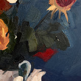The Bouquet on Blue