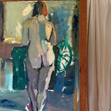 The Woman in a Blue Room
