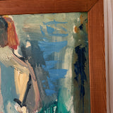 The Woman in a Blue Room