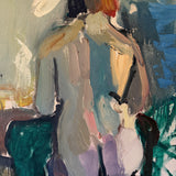The Woman in a Blue Room