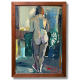 The Woman in a Blue Room